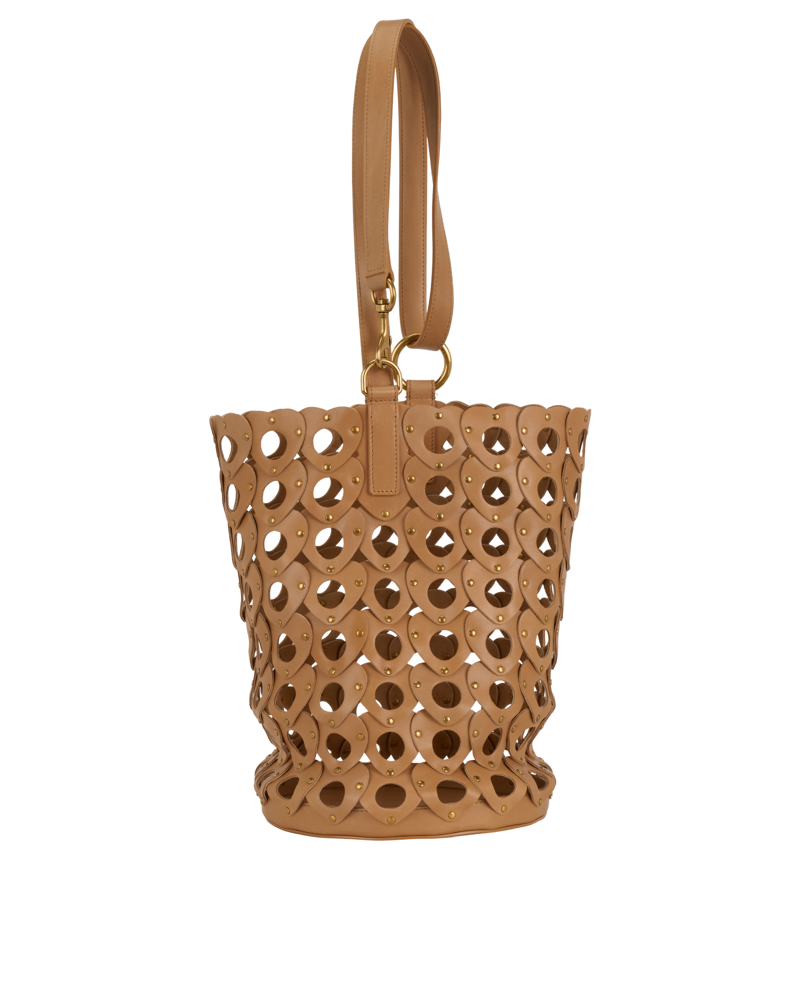 Seau Bucket Bag, &pound;595, Handbags, Beige, Leather, Bottom view